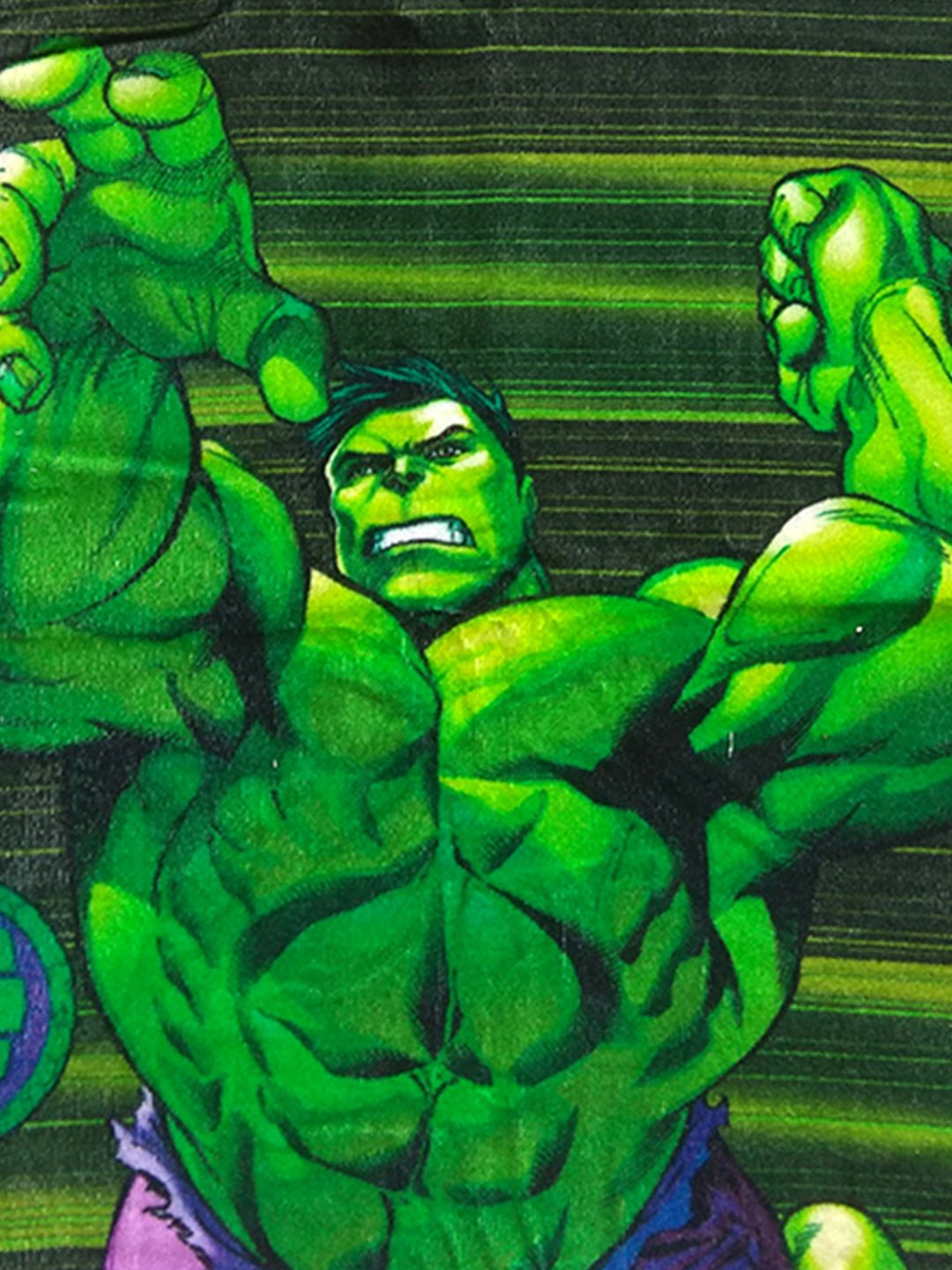 Athom Living Marvel Hulk Kids Hooded & Bath Towel Combo 60x120 cm - Athom Living