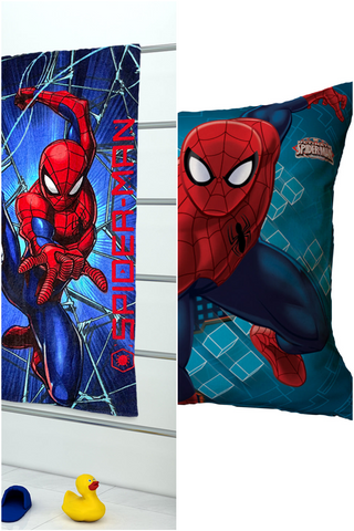 Marvel Kids Bath and Cushion Bundle