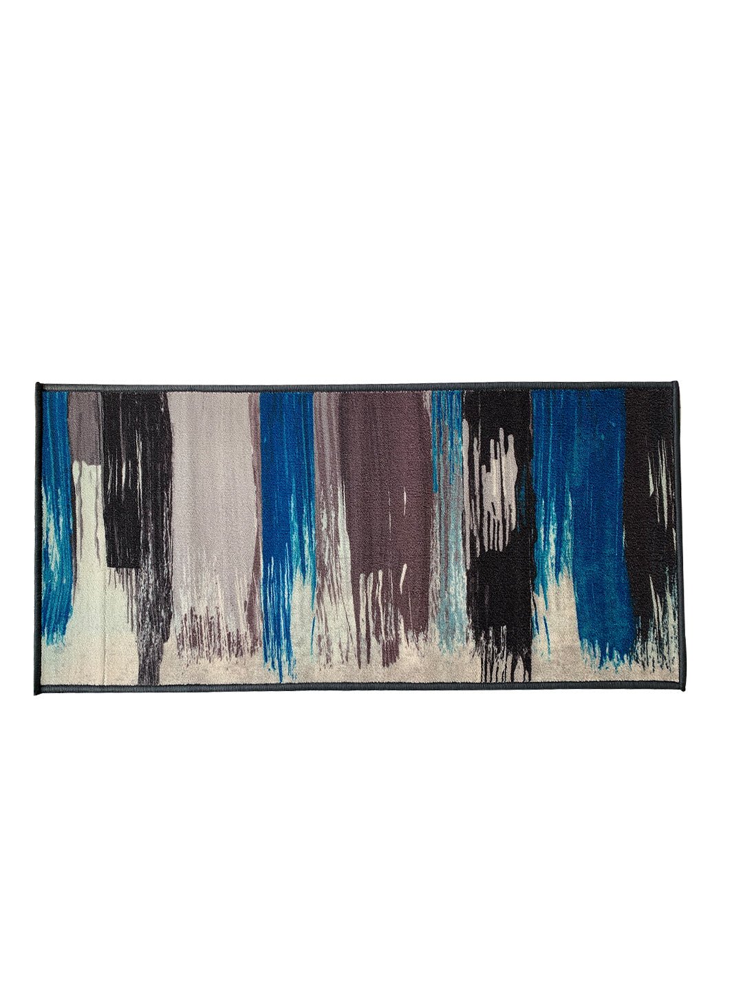 Canvas Blue Premium Anti Slip Printed Runner Carpet by Athom Living - Athom Living