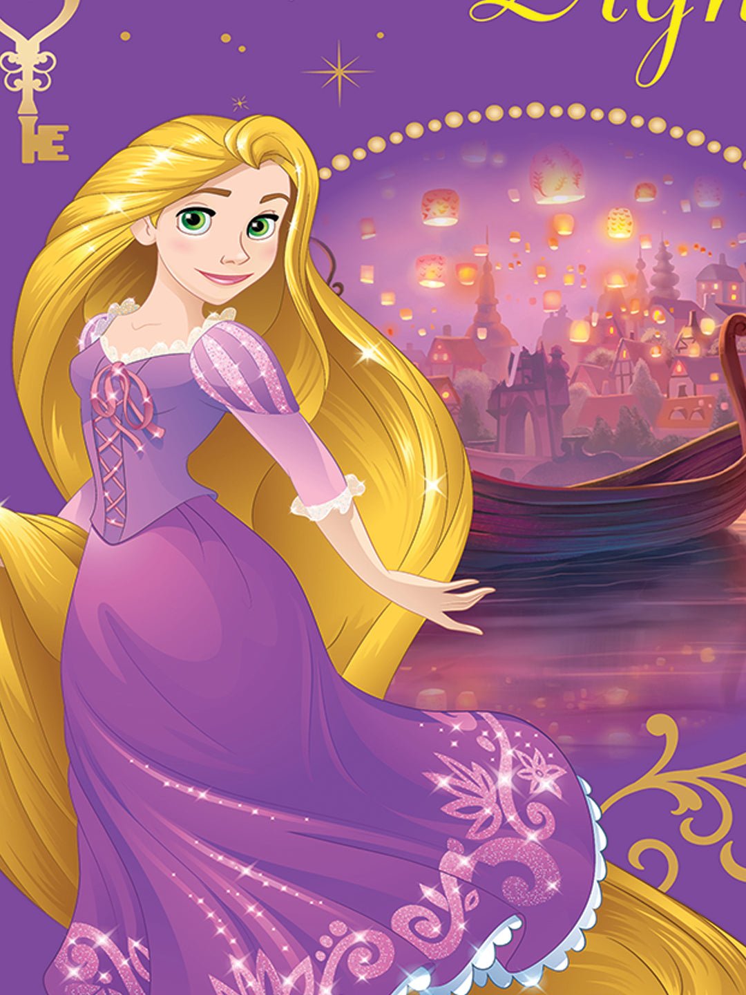 Disney Let Your Heart Follow the Light Princess Cotton Double Bedsheet Set - King Size - Athom Living