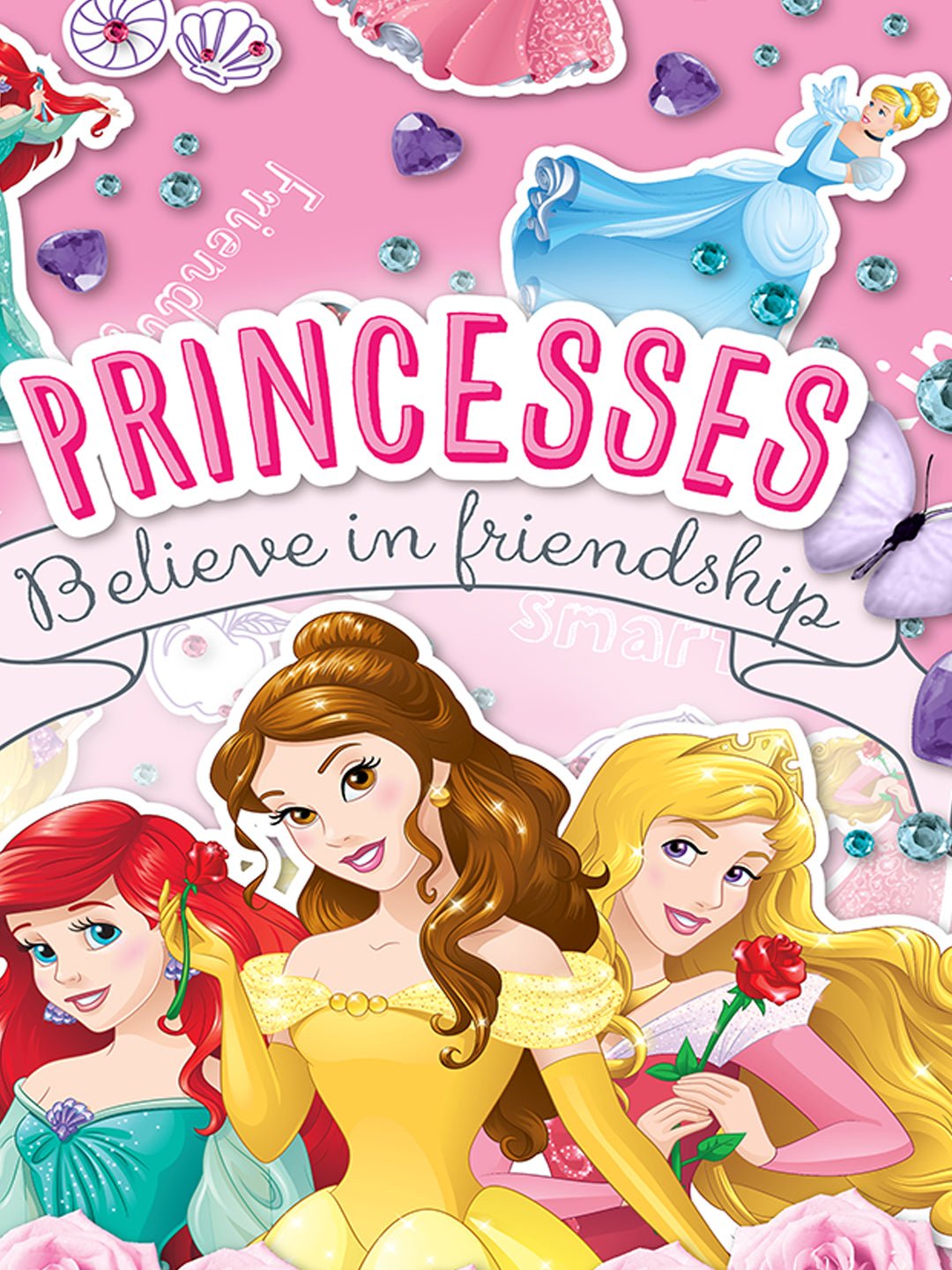 Disney Princess Believe In Friendship Cotton Single Bedsheet Set - Athom Living