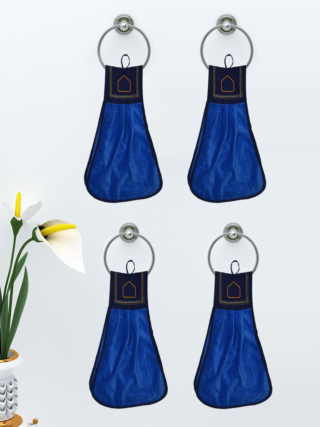 Loop Hanging Cotton Washbasin Towel for Kitchen and Bathroom by Athom Living - Athom Living