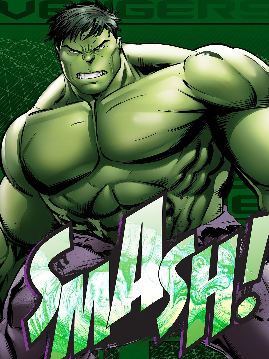 Marvel Avengers Hulk Filled Cushion Cover 40x40cm - Athom Living