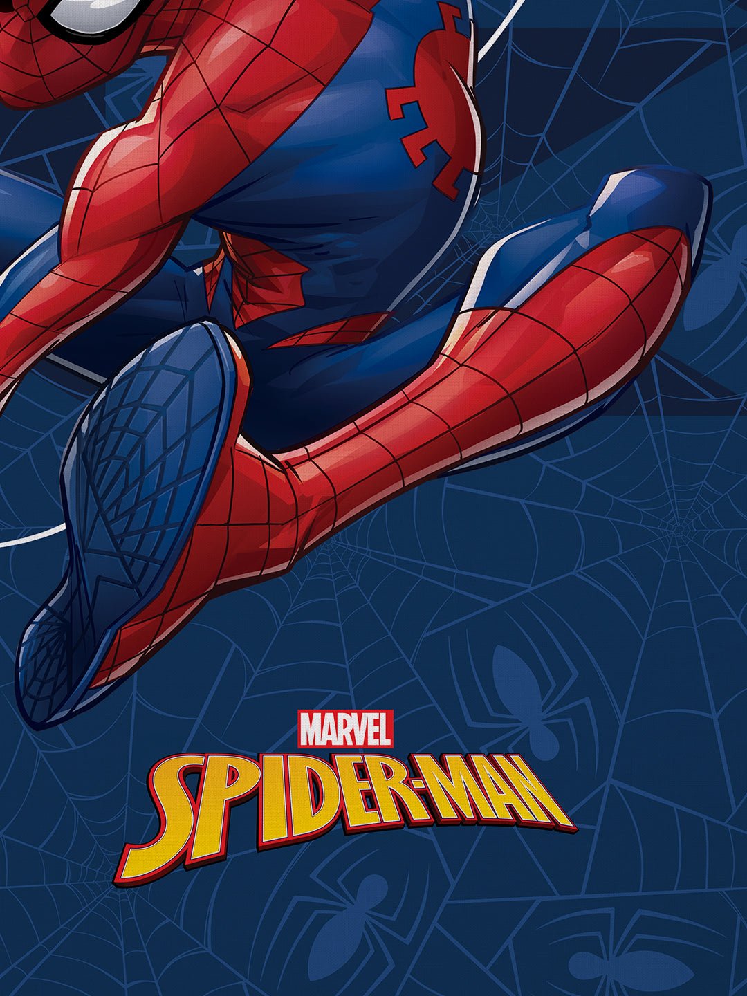 Marvel Spiderman Cotton Single Bedsheet Set - Athom Living