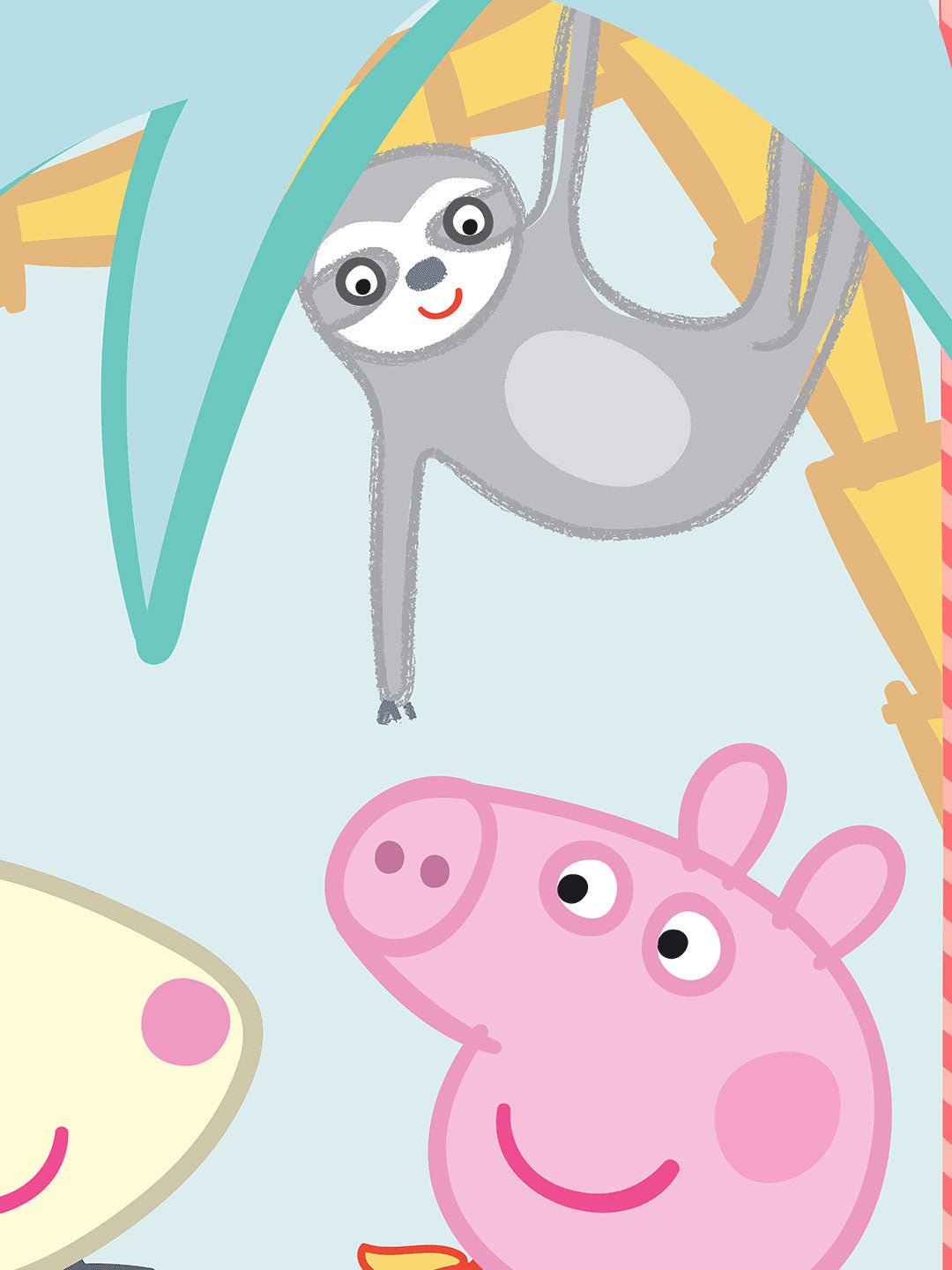 Peppa Pig You be You I'll Be Me Cotton Single Kids Bedsheet with Pillow Cover by Athom Living - Athom Living