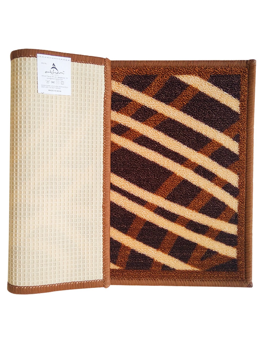 Premium Beige Anti Skid and Slip Doormat by Athom Living - Athom Living