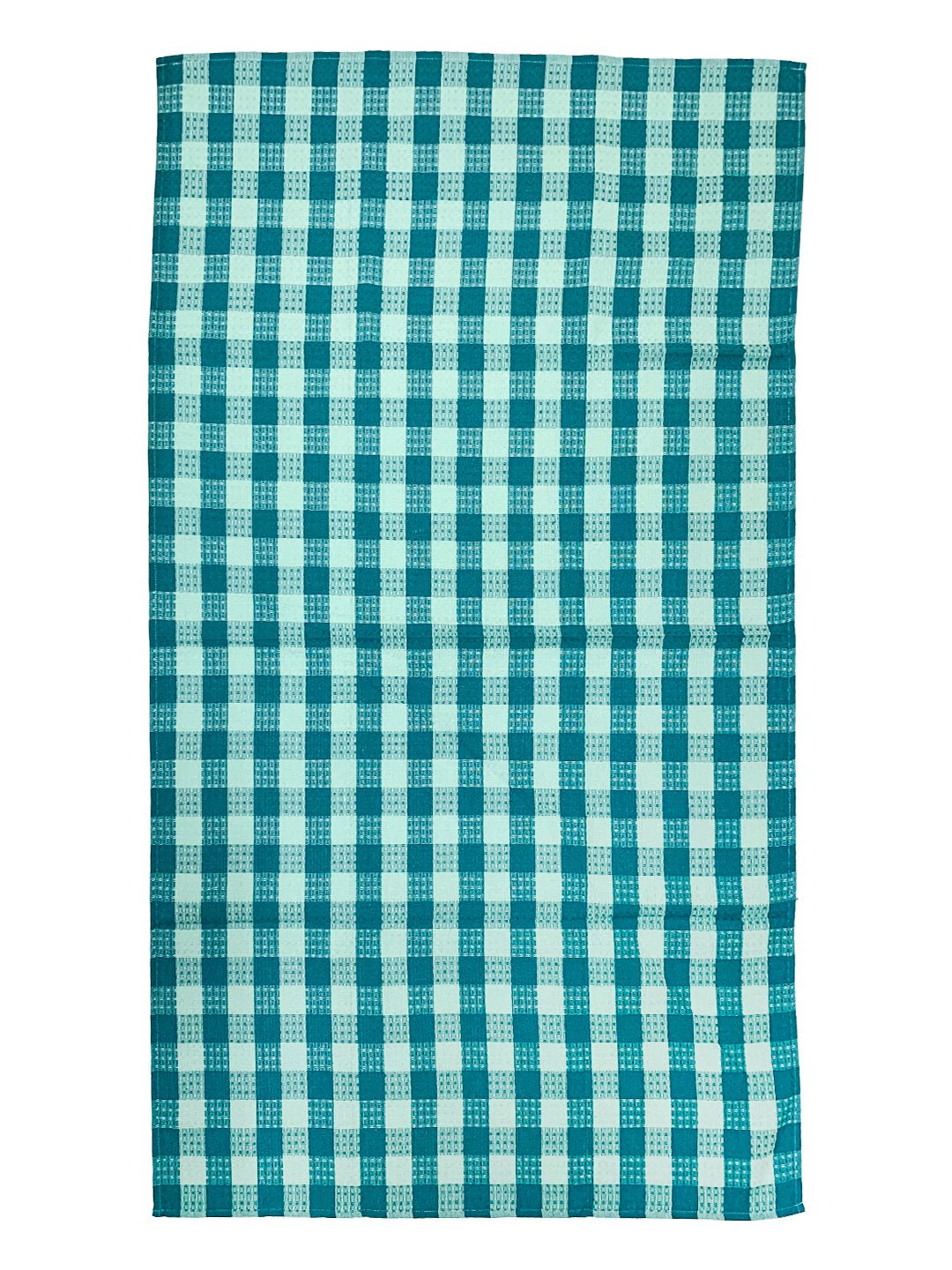 Premium Green Checkers Cotton Bath Towel by Athom Living - Athom Living