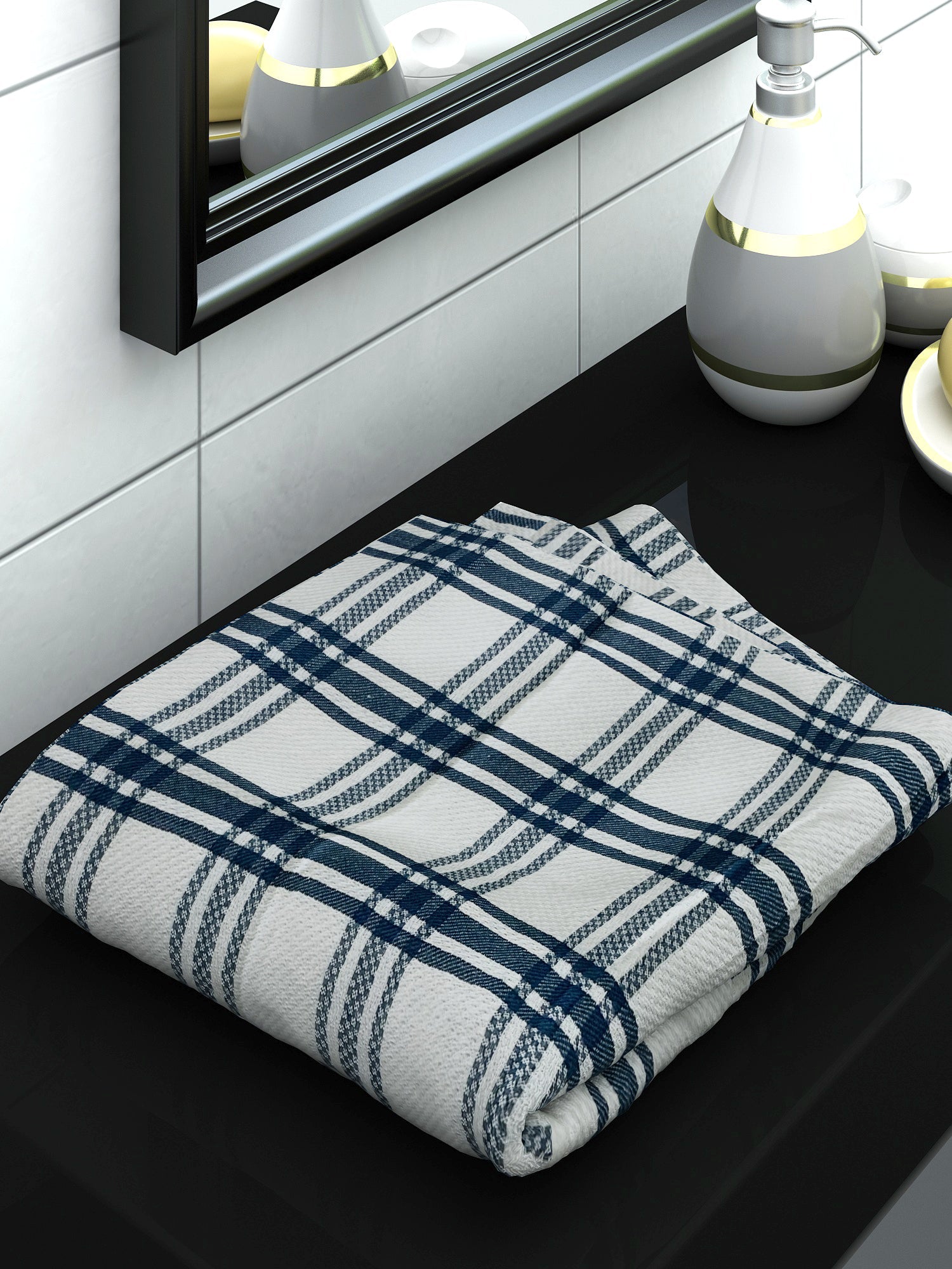 Premium Luxar White Cotton Bath Towel by Athom Living - Athom Living