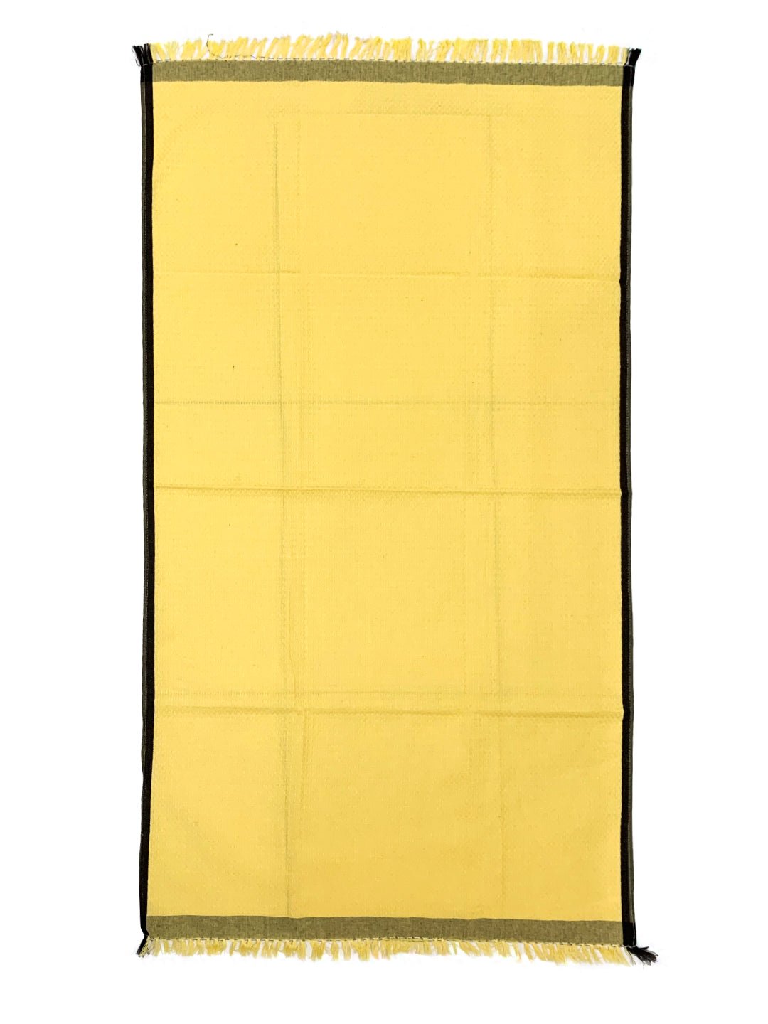 Waffle Yellow Premium Cotton Bath Towel by Athom Living - Athom Living